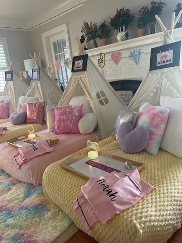 Gamer Girl themed party setup